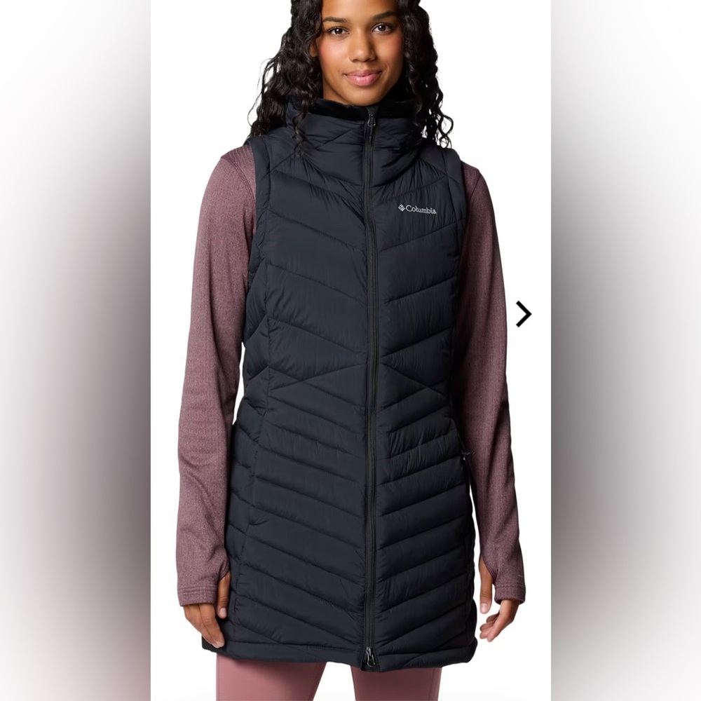 Columbia Black Joy Peak II Long Vest Size 3X